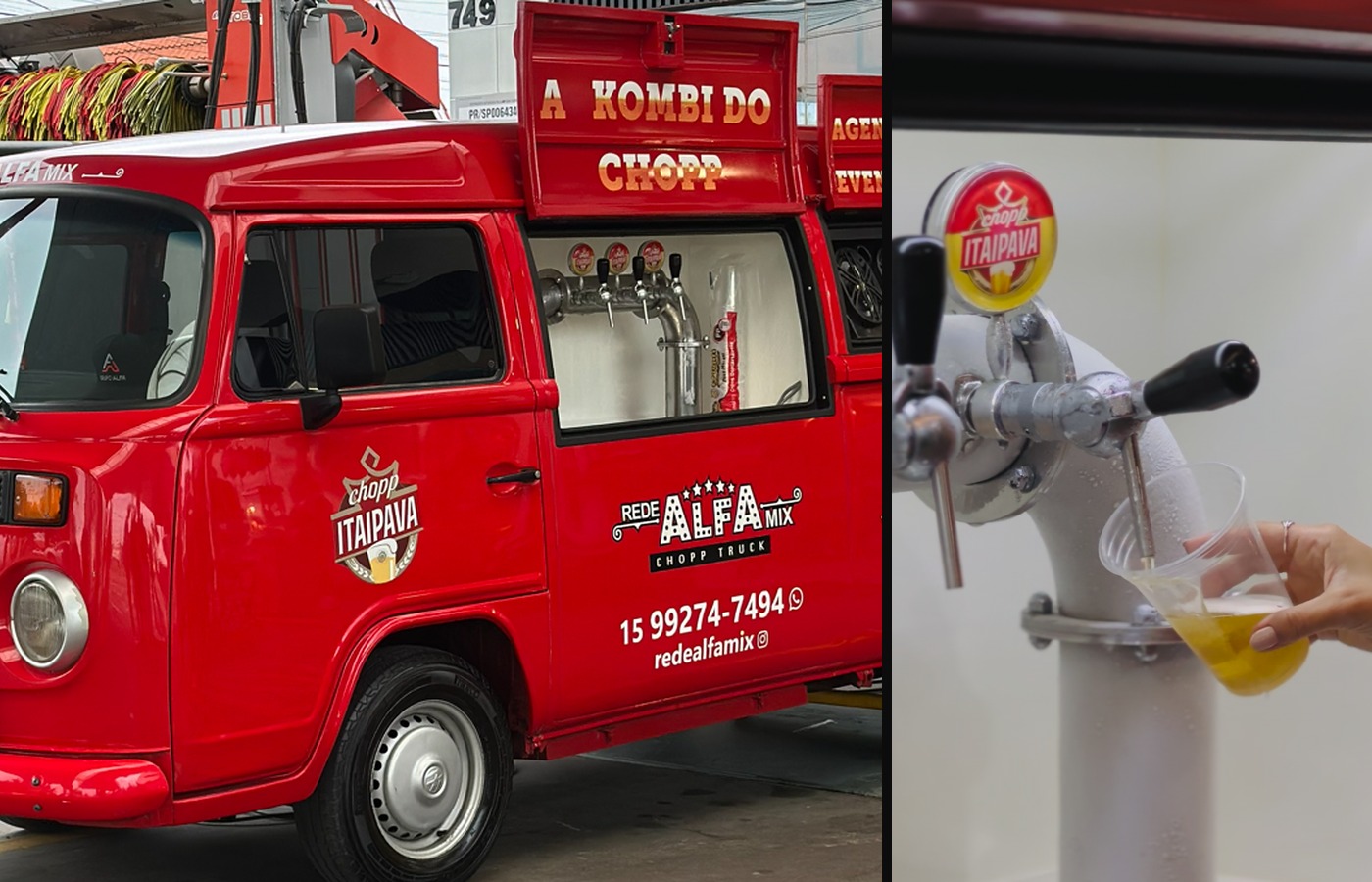 Corredor de cervejas, drinks prontos e bebidas geladas da Rede Alfa Mix